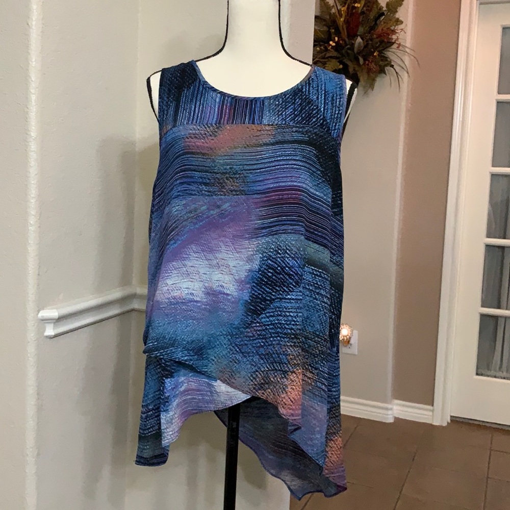 Cable & Gauge blue top